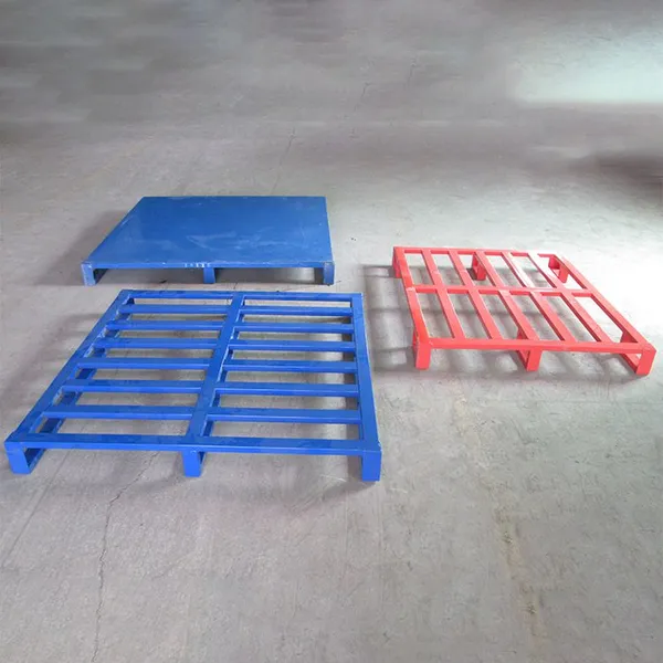 Custom-Sized Wood Surface Steel Pallet With Forklift Access Slots photo-5