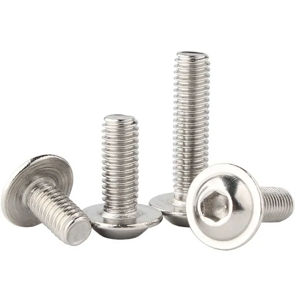 Carbon Steel Black Oxide ISO 7380-2 Hex Socket Button Head Screws photo-3