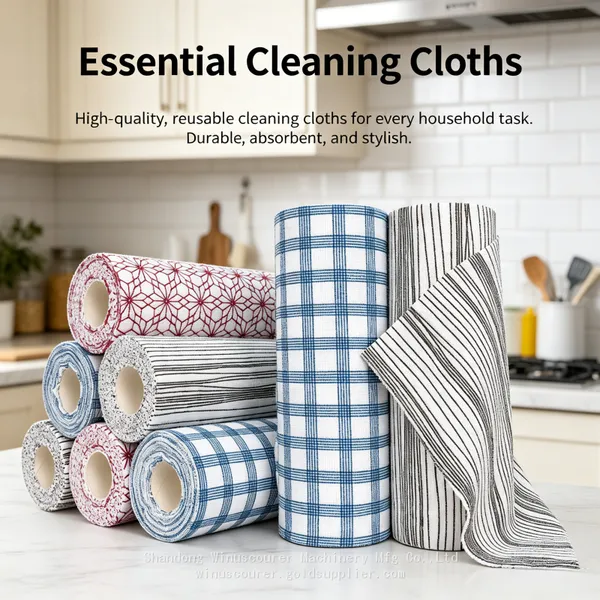 Two Layer Kitchen Cleaning Cloth for Wet and Dry Cleaning Super Absorbent Microfiber Reusable House Cleaning Cloth photo-4