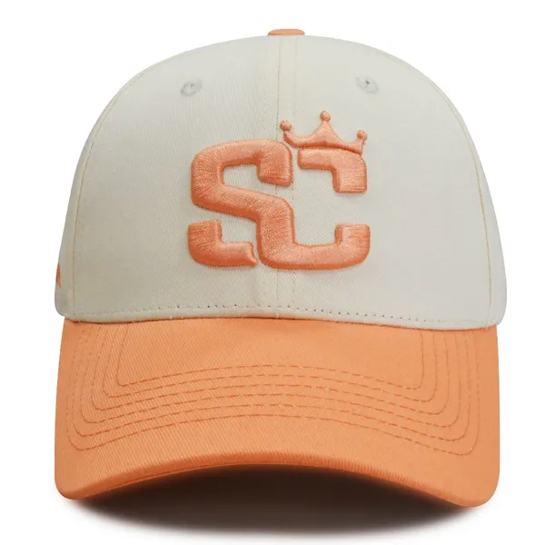Two Tone Baseball Caps Custom 3D Puff Embroidery Casual Sport Caps photo-3
