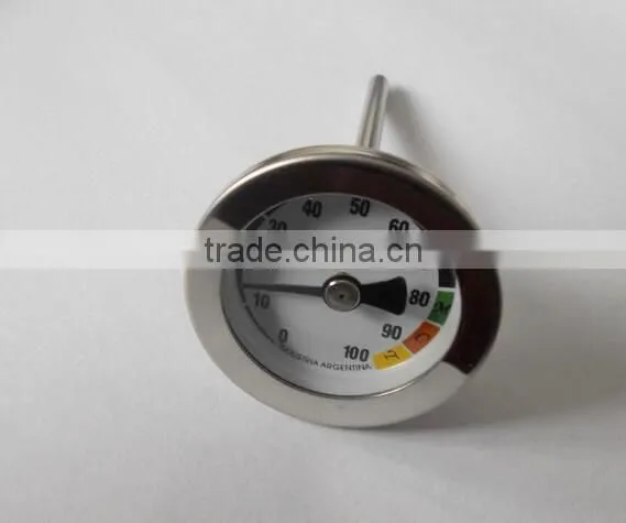 Delicate Double Metal Kitchen Thermometer for Coffee photo-3