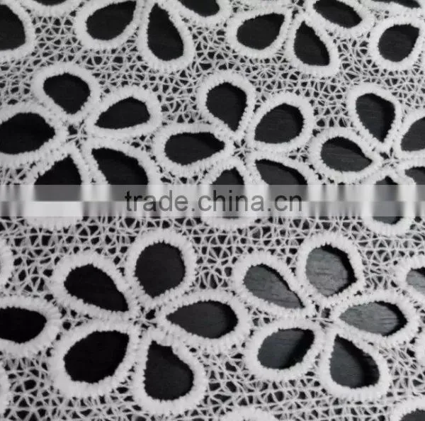 Lace Fabric With Flower/embroidery Milk Silk Full Lace for Garment Accessory photo-4