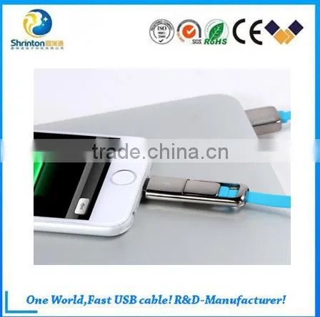 Trending Hot Products Remax Kingkong 2 in 1 Usb Cable for Iphone and Samsung Mobile photo-4