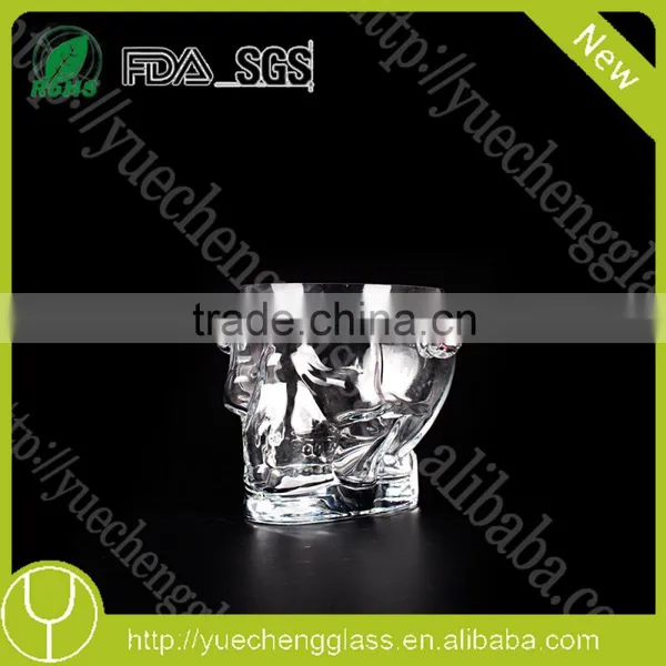 Skull Head Custom Clear Glass Ice Bucketskull Head Custom Clear Glass Ice Bucket photo-2