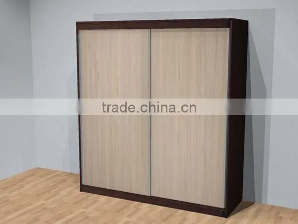 Wardrobe With Sliding Doors and Four Drawer 200 cm
