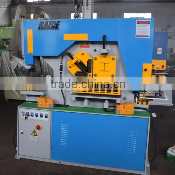 Q35Y Multi-function Hydraulic Punching,shearing.notching,bending Machine Iron Workers Machine photo-2