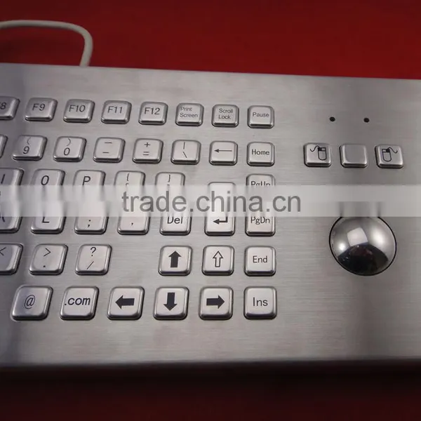 Stainless Steel Front Plate Metal Keyboard for Kiosk photo-3