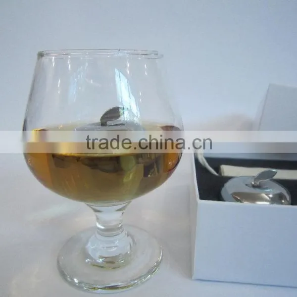 Apple Shaped Stainless Steel Ice Cube