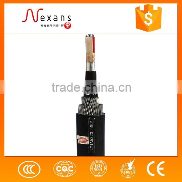 Telecommunication Multi Tube Fiber Optic Cable