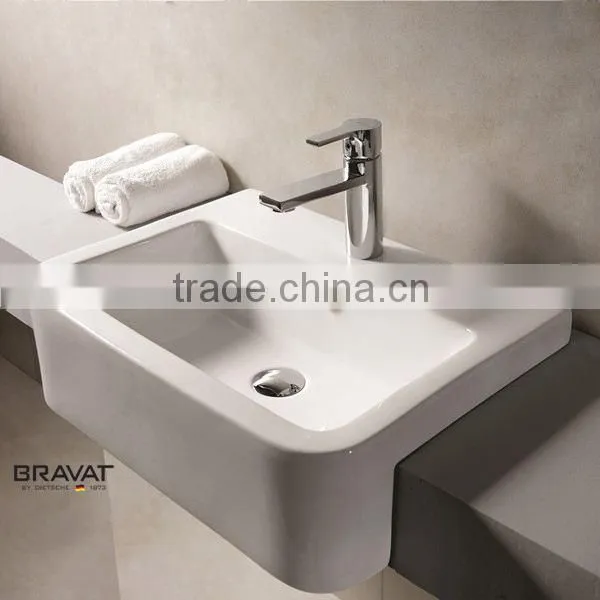 Wall Hung Bathroom Trough Sinks Modern Design No Blockages