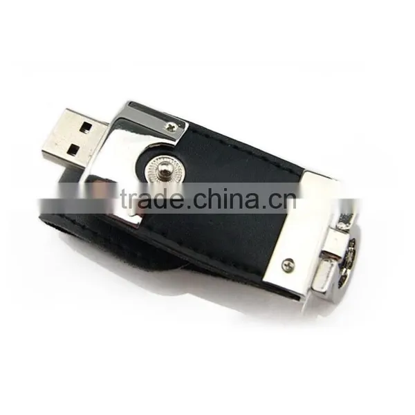 Leather Usb Flash Drive for 2G/4G/8G/16G/32G/64G