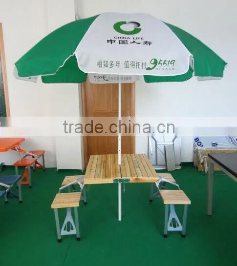 Wooden Portable Customized Table Logo Printing for Promotion photo-3