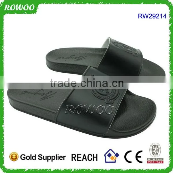Shoes Men Black Comfort Wear High Quality Custom Sandal Slide Embossed Logo,Men Sandals,Sandals photo-3