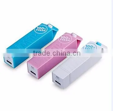 Milk Style Power Bank 2600 With A Flashlight photo-2
