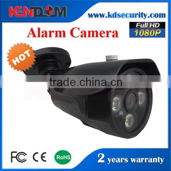 Kendom High Quality Alarm Bullet With Siren Optional 2MP Infrared Full HD 1080P Waterproof IP67 AHD CCTV Camera photo-4