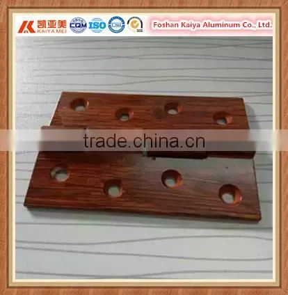 Aluminum Hinge for Door Window Cabinet With Wood Grain Effect photo-2