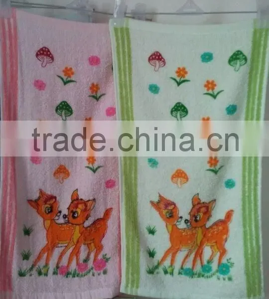 Yarn Dyed Colorful Printing 21S Cotton Towels photo-6