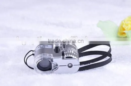 60x Mini Pocket Microscope With Led and UV Lamp photo-4