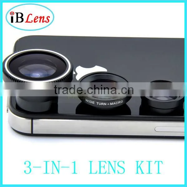 Universal Magnetic 3 in 1 Mobile Phone Camera Lens,cell Phone Accessory
