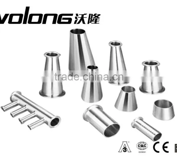 Food Grade Stainless Steel Sanitary Pipe Fittings Elbow/tee/reducers photo-2
