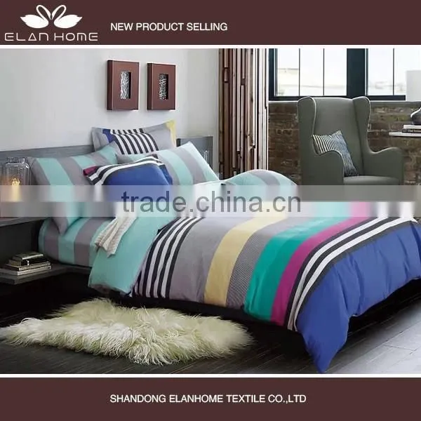 100% Cotton 128*68 40s*40s Pigment Printed Luxury Bed Cover Set With Zipper photo-2