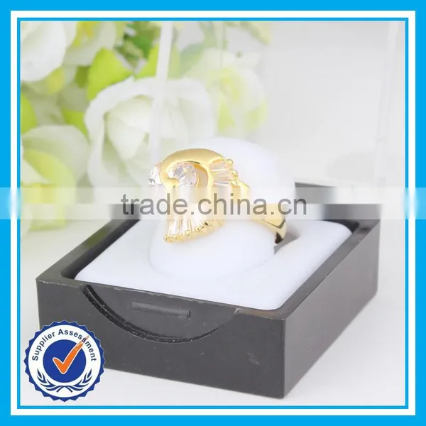 Cheap Price Peacock Design Ring Fashion Crystal Gold Peacock Ring photo-5