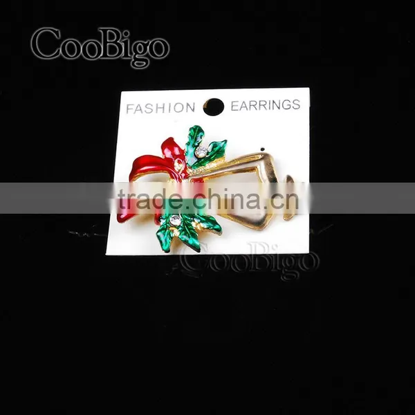 Fashion Jewelry Charming Chirstmas Candle Lamp Pin Brooch Gold Plated Party Gift Promotion Apparel Accessories photo-3