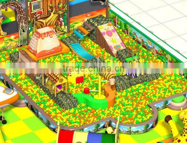 Exciting Jungle Adventure Indoor Playground/Large Size Commercial Jungle Theme Amusement Park photo-5