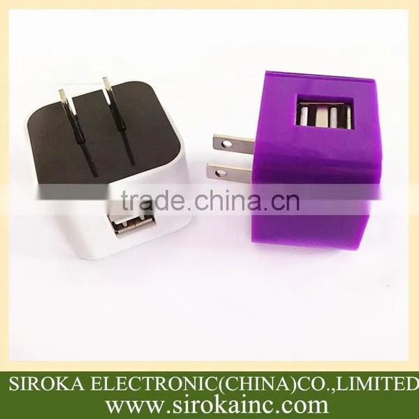 OEM/ODM Service 5V 3.1A US Folding Plug Dual Usb Wall Charger Flat Home Wall Charger for Samsung HTC photo-4