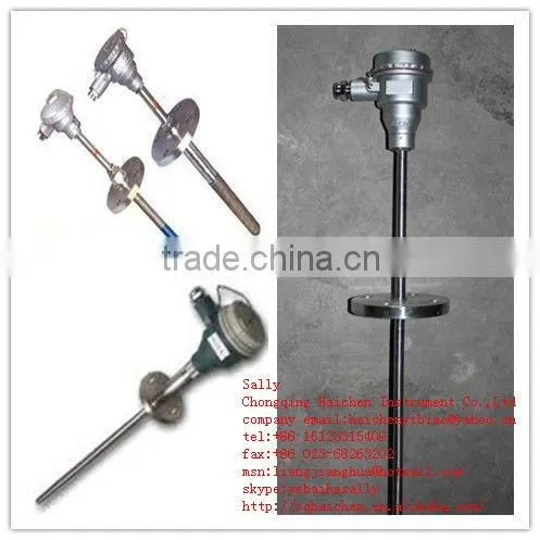 Industrial Thermocouple Sensor With Flange Thermowell