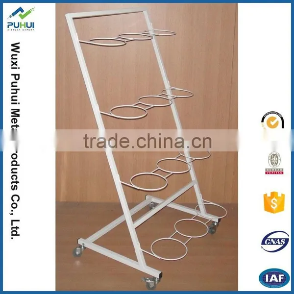 High Technical Floor Wire Display Shelving photo-5