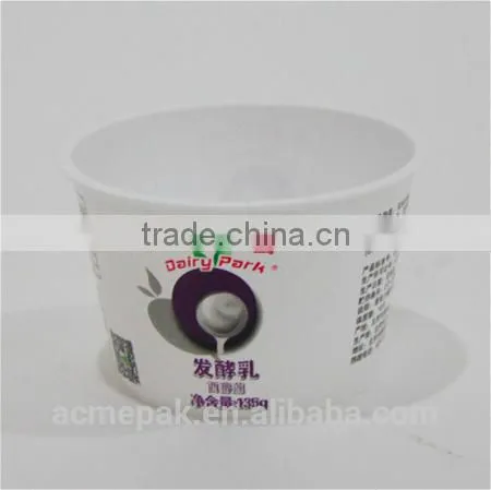 180ml IML Yogurt Jelly Pudding Plastic Cup