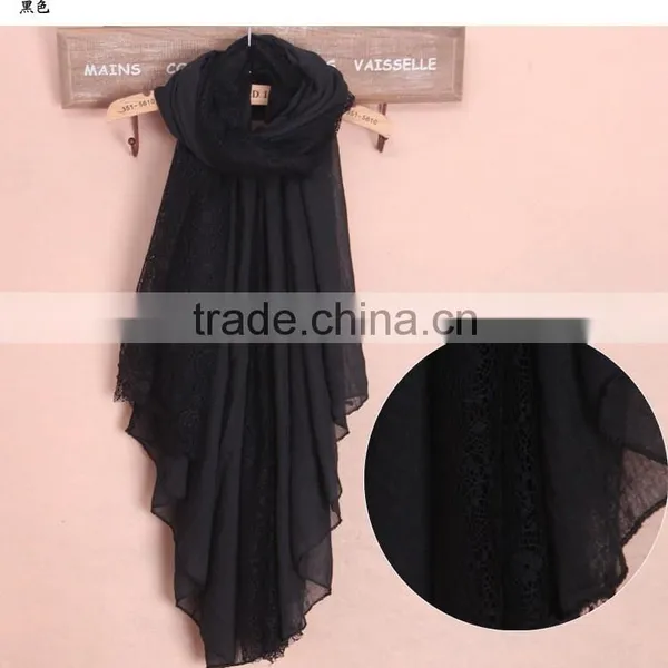 Fashion Scarf Factory China,100% Cotton Pashmina Scarf,Custom Scarf Shawl photo-2