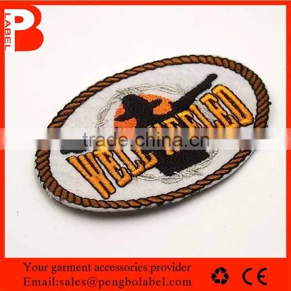 Hot Sale Adhesive Back Full Embroidery Patch Badge For Apparels photo-5
