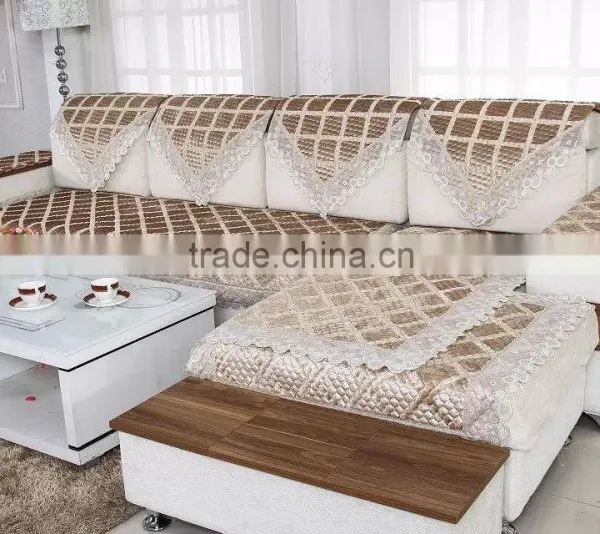 Print Microfleece Fabric Sofa Cover photo-2