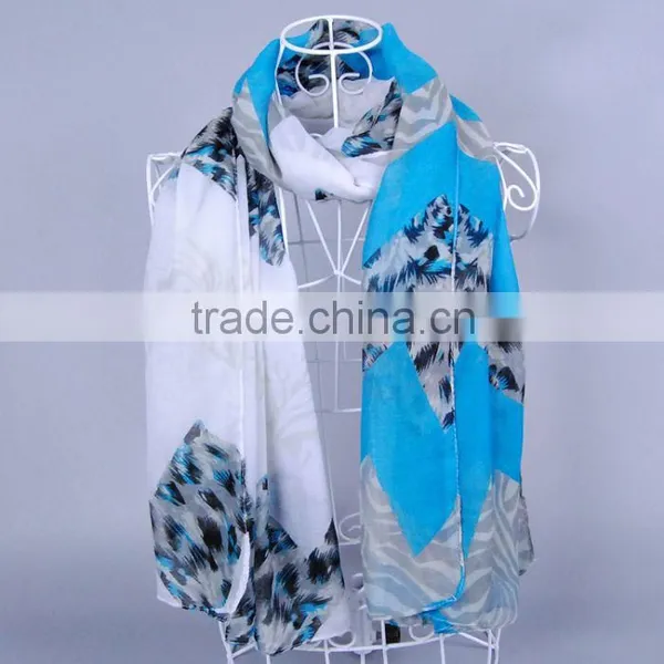 Women Fashion Pattern Scarf Voile Scarves 180*90 Pashmina photo-3