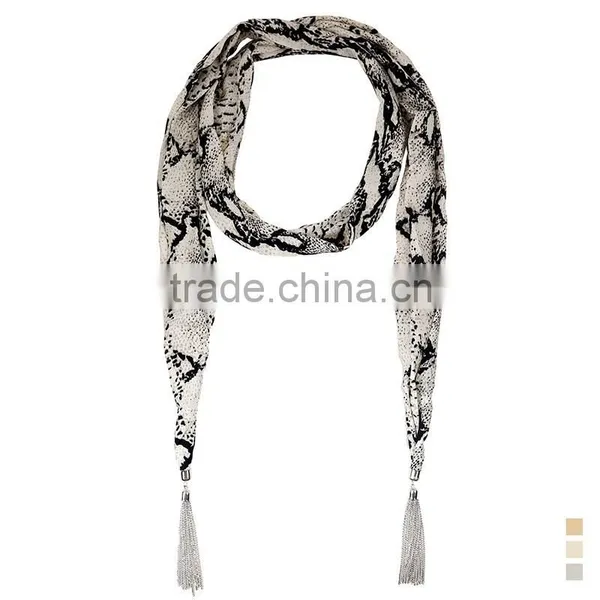 2015 American Style no War Print Tassels Scarf