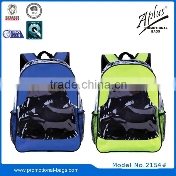 Promotional Unisex 2015 Trendy Transparent Backpack Bag Bags photo-5