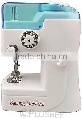 Electric Battery / Mains Power Fabrics Clothing Stitch Craft Mini Sewing Machine