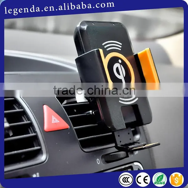 Qi Wireless Car Charger Holder Amazon FBA Service Universal Car Holder Wireless Charger For Iphone, Samsung photo-5