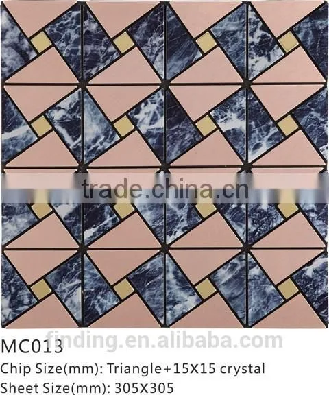 Best Quality Decoration Panel Aluminium Mosaic Tile MC005 photo-5
