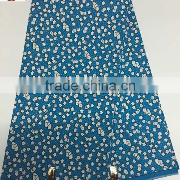 Lwax-1012-11sky Blue African Jacquard Style Cheap Wholesale African Wax Print Fabric