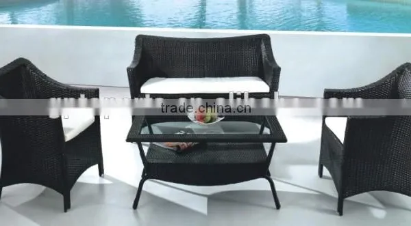 Rattan Garden Table Furniture Set