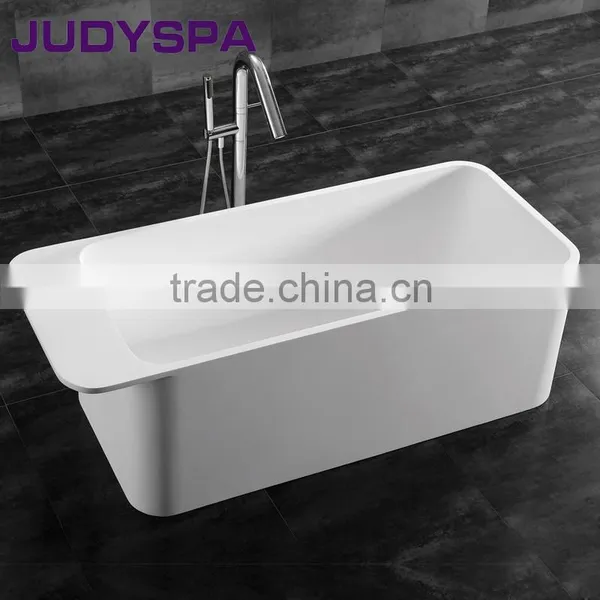 Square Resin Stone Solid Freestanding Bathtub YG9992