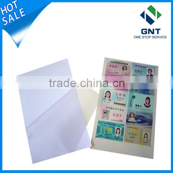 Glued Overlay Pvc Plastic Film for Inkjet Printing photo-3