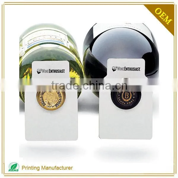 Wholesale Cheap Custom Paper Bottle Neck Hang Tag With High Quality photo-5