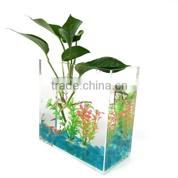 High Clear Eco-friendly Easy Clean Acrylic Plexiglass Tank Wholesale photo-2