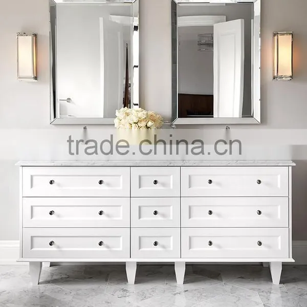 Modern Soild Wood Bathroom Cabinet Set Bathroom Vanity photo-5