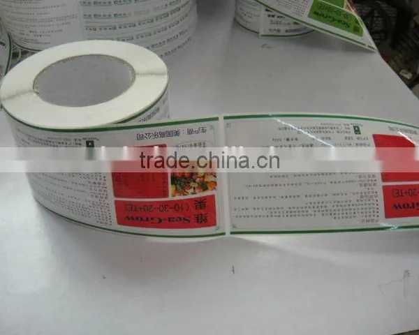 Factory Price Custom Trademark Roll Stickers Self-adhesive Label Stickers photo-3