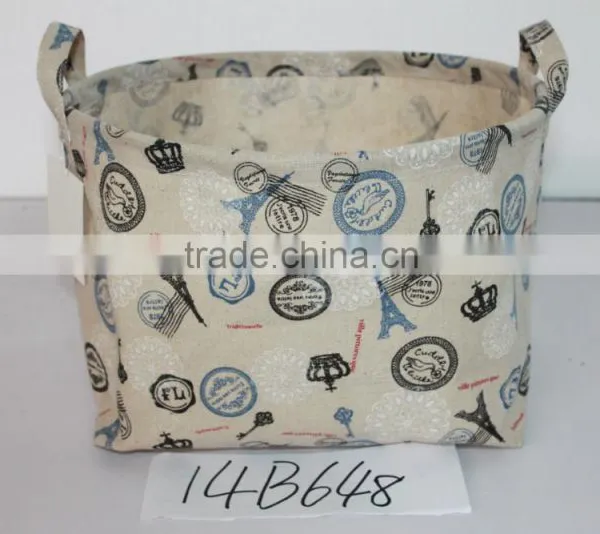 Different Fabric Linen Basket